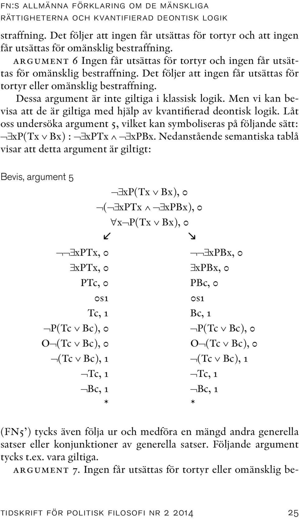 Dessa argument är inte giltiga i klassisk logik. Men vi kan bevisa att de är giltiga med hjälp av kvantifierad deontisk logik.