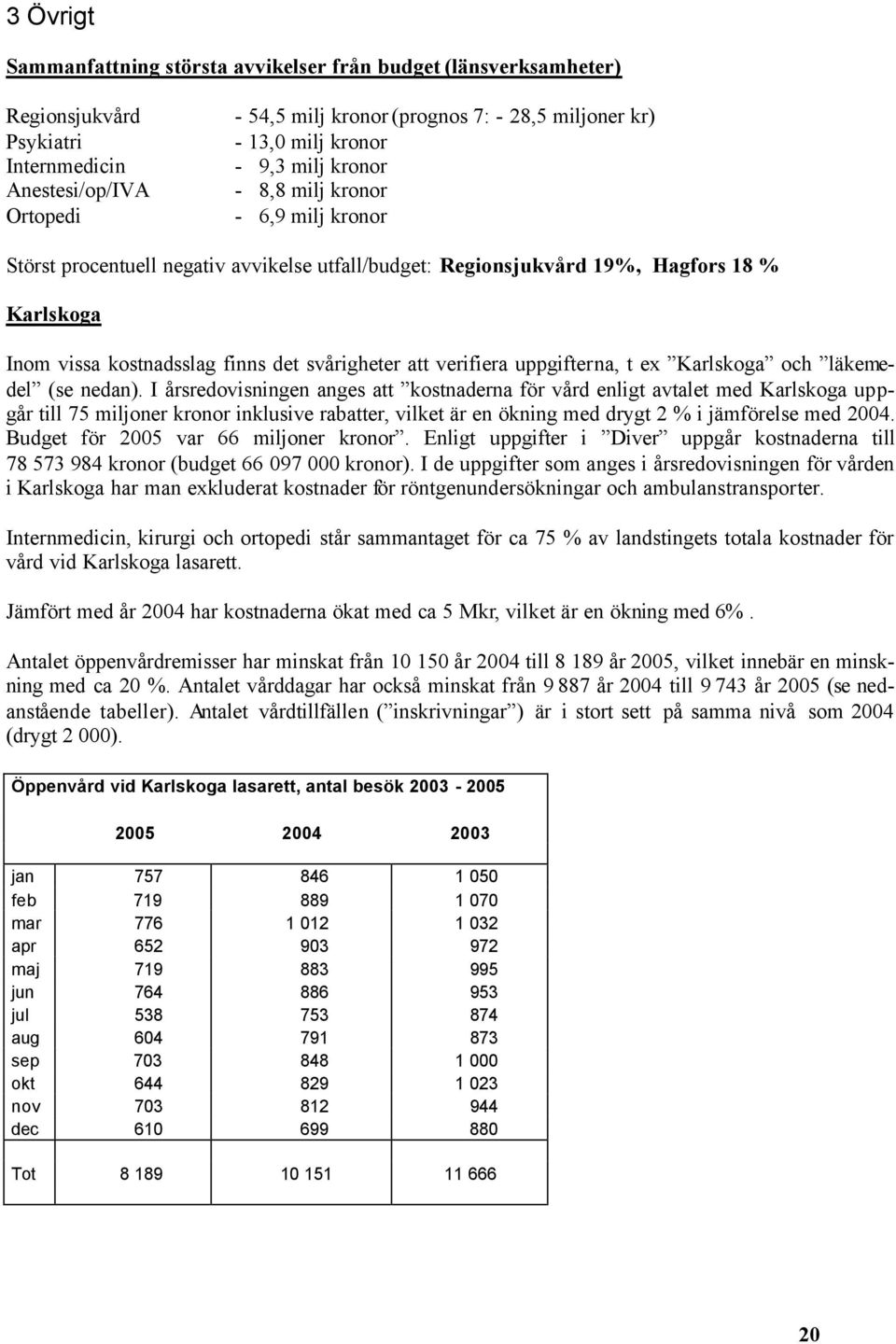 svårigheter att verifiera uppgifterna, t ex Karlskoga och läkemedel (se nedan).