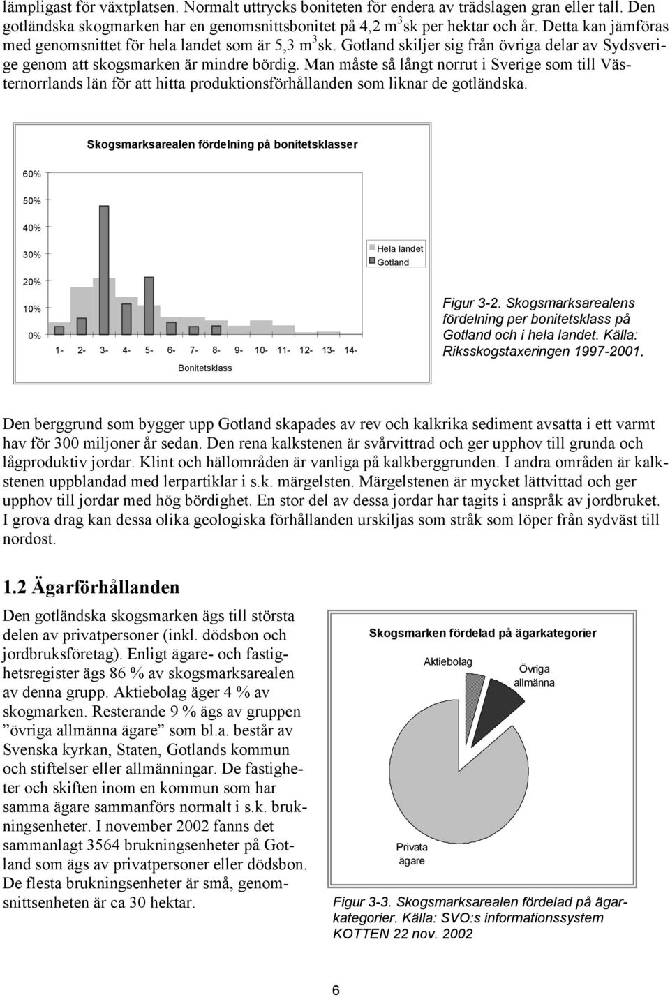 Man måste så långt norrut i Sverige som till Västernorrlands län för att hitta produktionsförhållanden som liknar de gotländska.