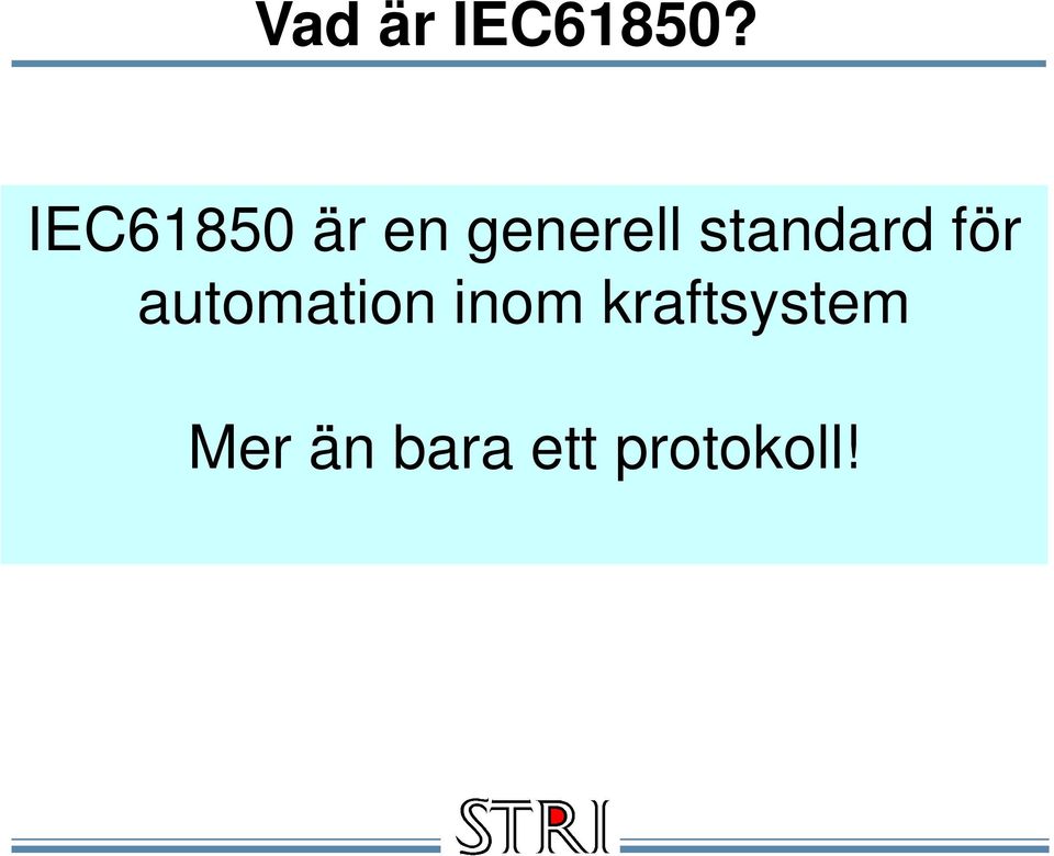 standard för automation