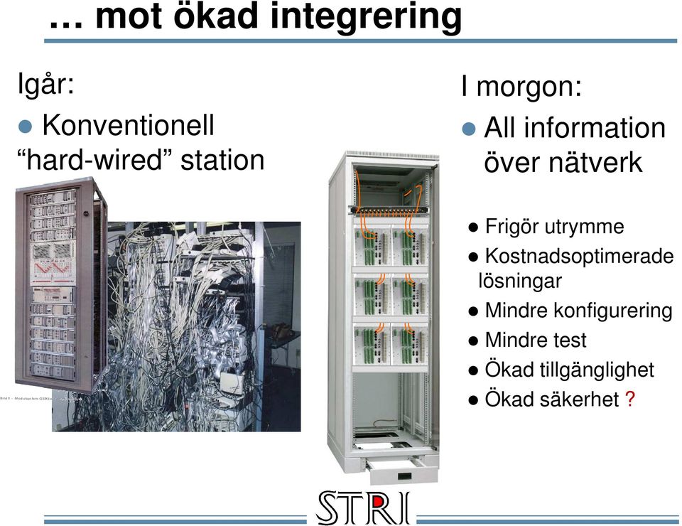 Frigör utrymme Kostnadsoptimerade lösningar Mindre