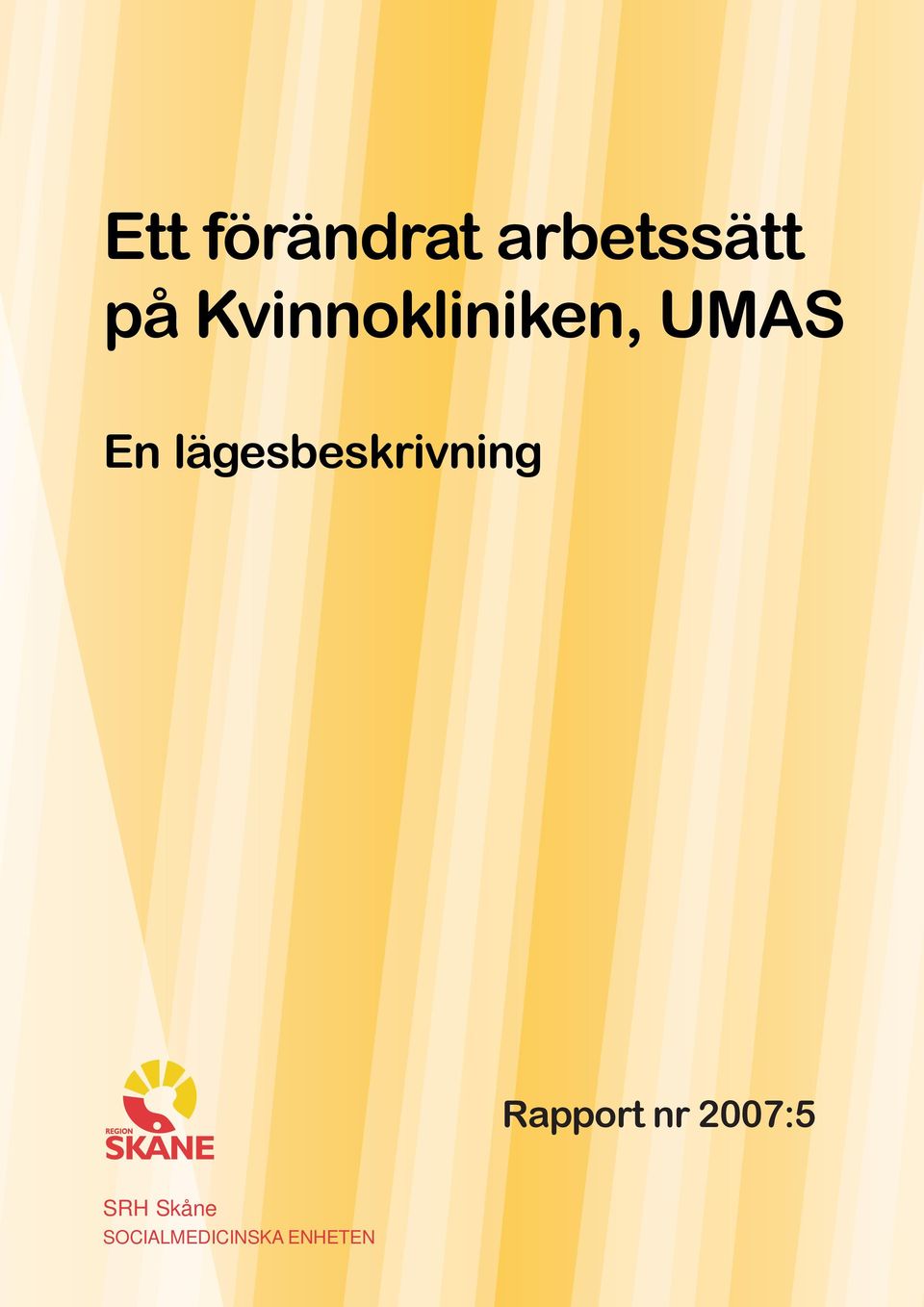 lägesbeskrivning Rapport nr