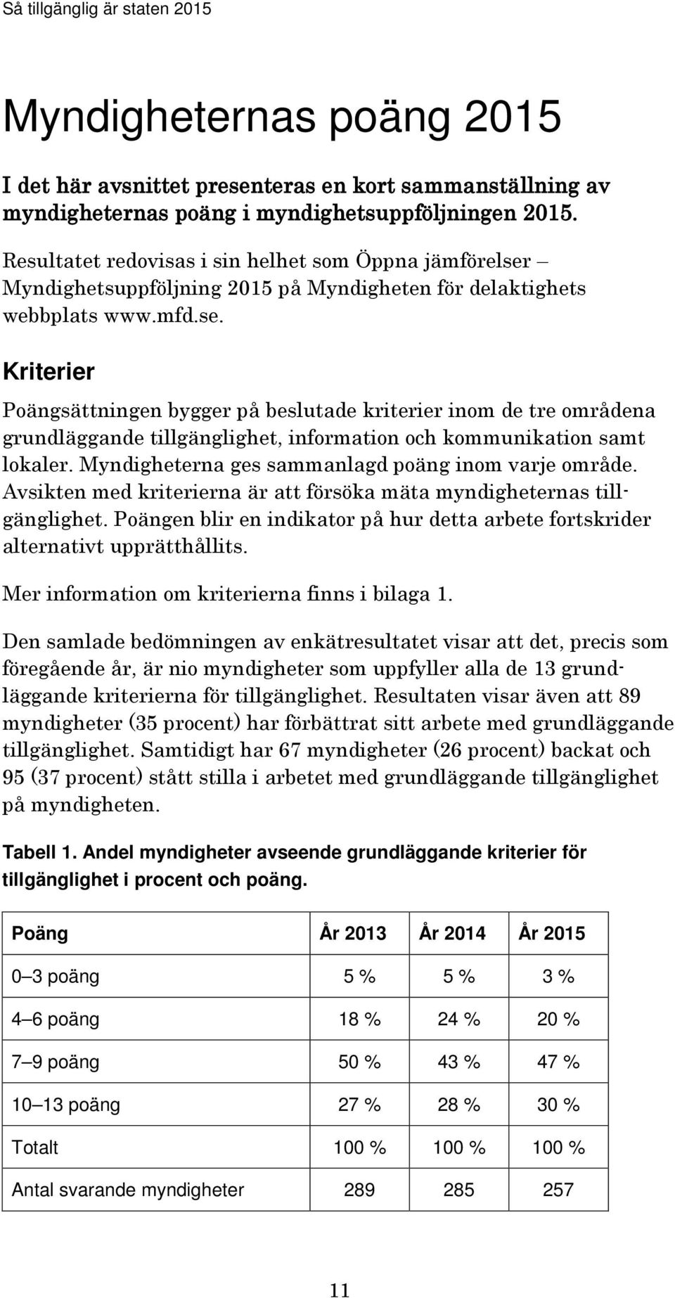 Myndighetsuppföljning 2015 på Myndigheten för delaktighets webbplats www.mfd.se.