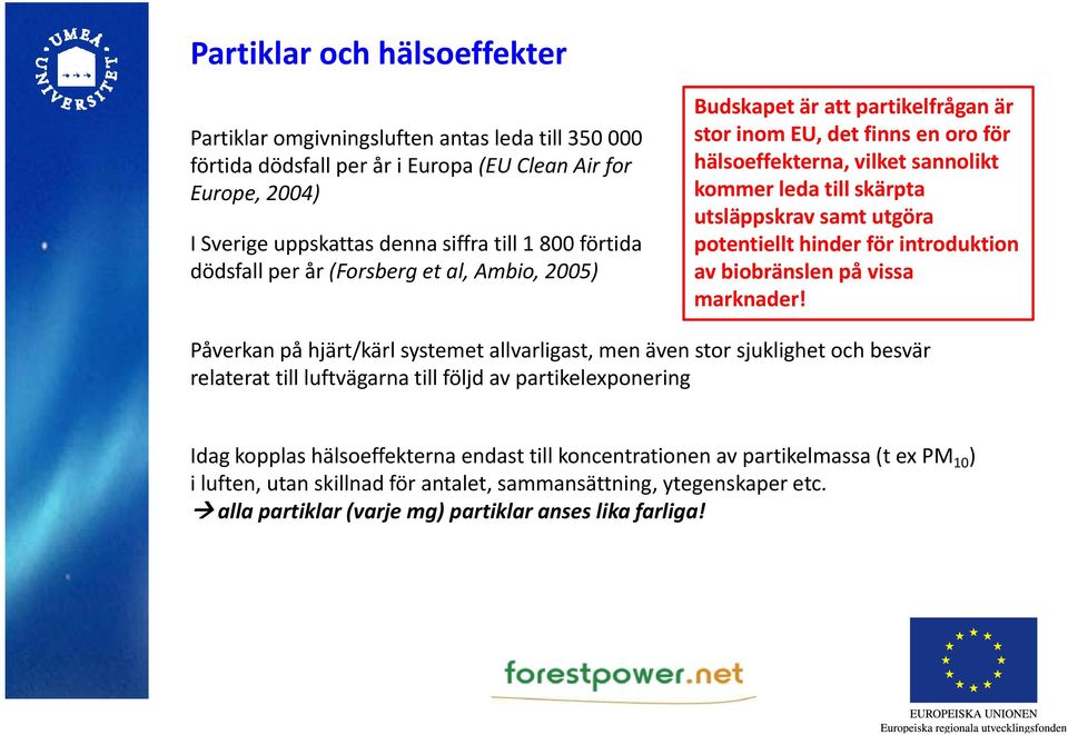 potentiellt hinder för introduktion av biobränslen på vissa marknader!