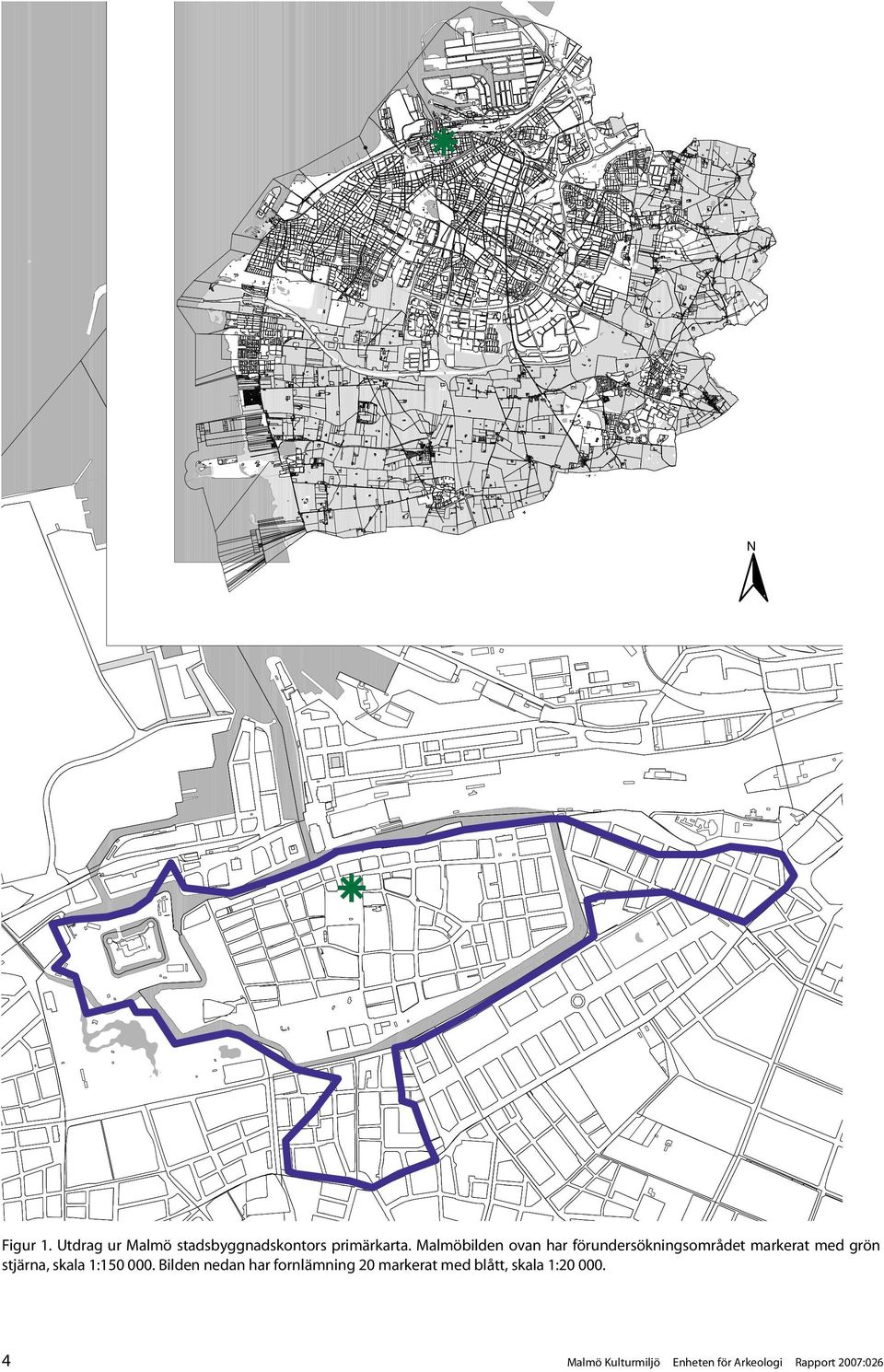 stjärna, skala 1:150 000.