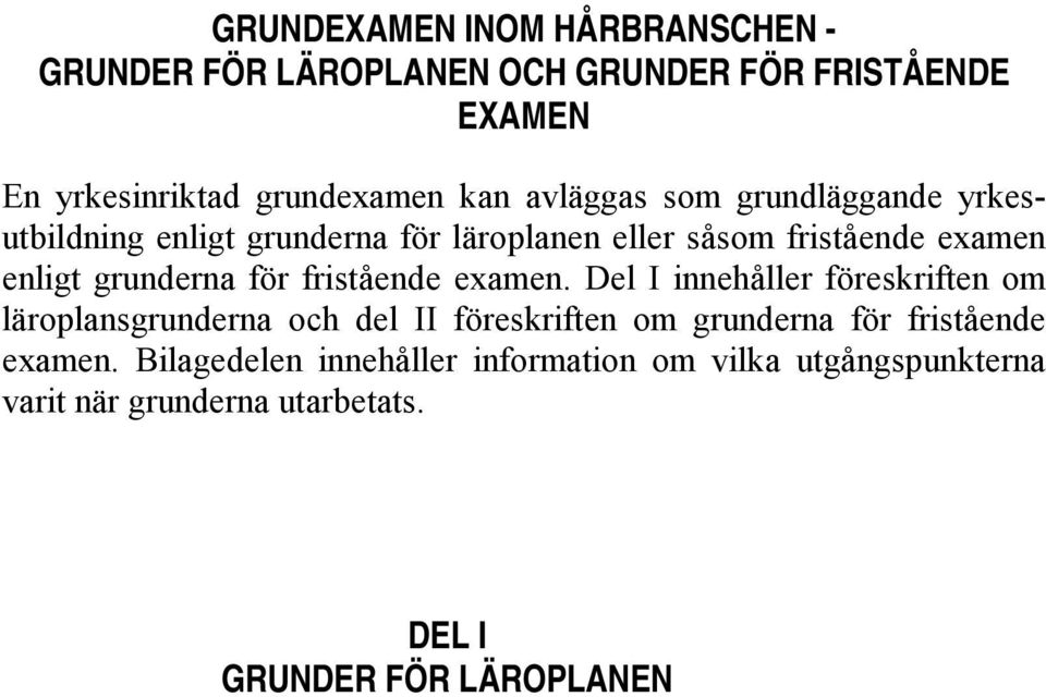 fristående examen.