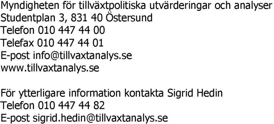 info@tillvaxtanalys.