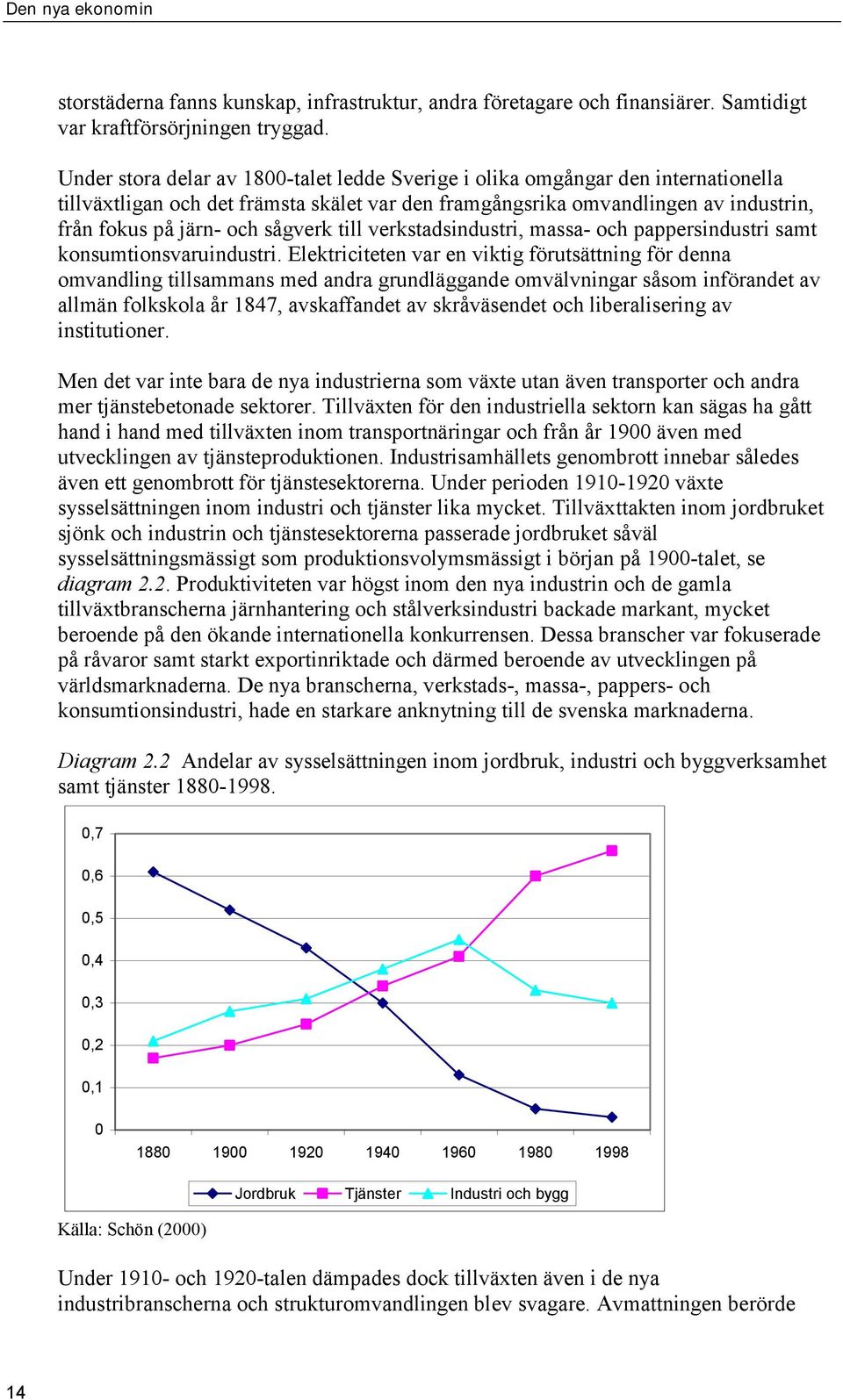 sågverk till verkstadsindustri, massa- och pappersindustri samt konsumtionsvaruindustri.