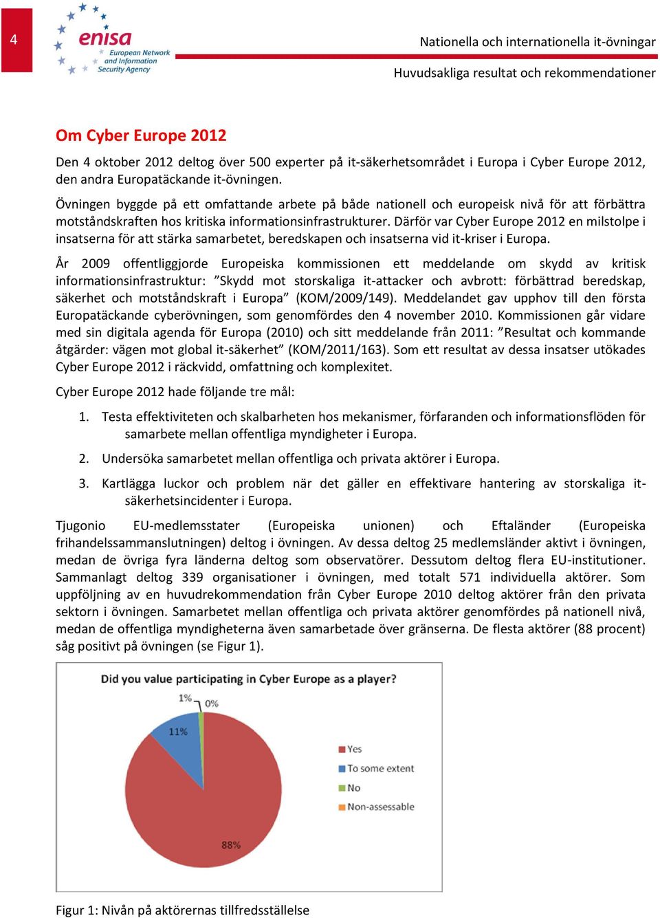 Därför var Cyber Europe 2012 en milstolpe i insatserna för att stärka samarbetet, beredskapen och insatserna vid it-kriser i Europa.