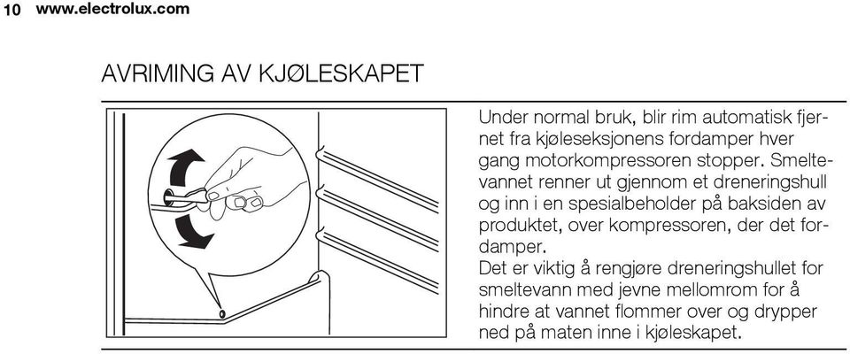 motorkompressoren stopper.