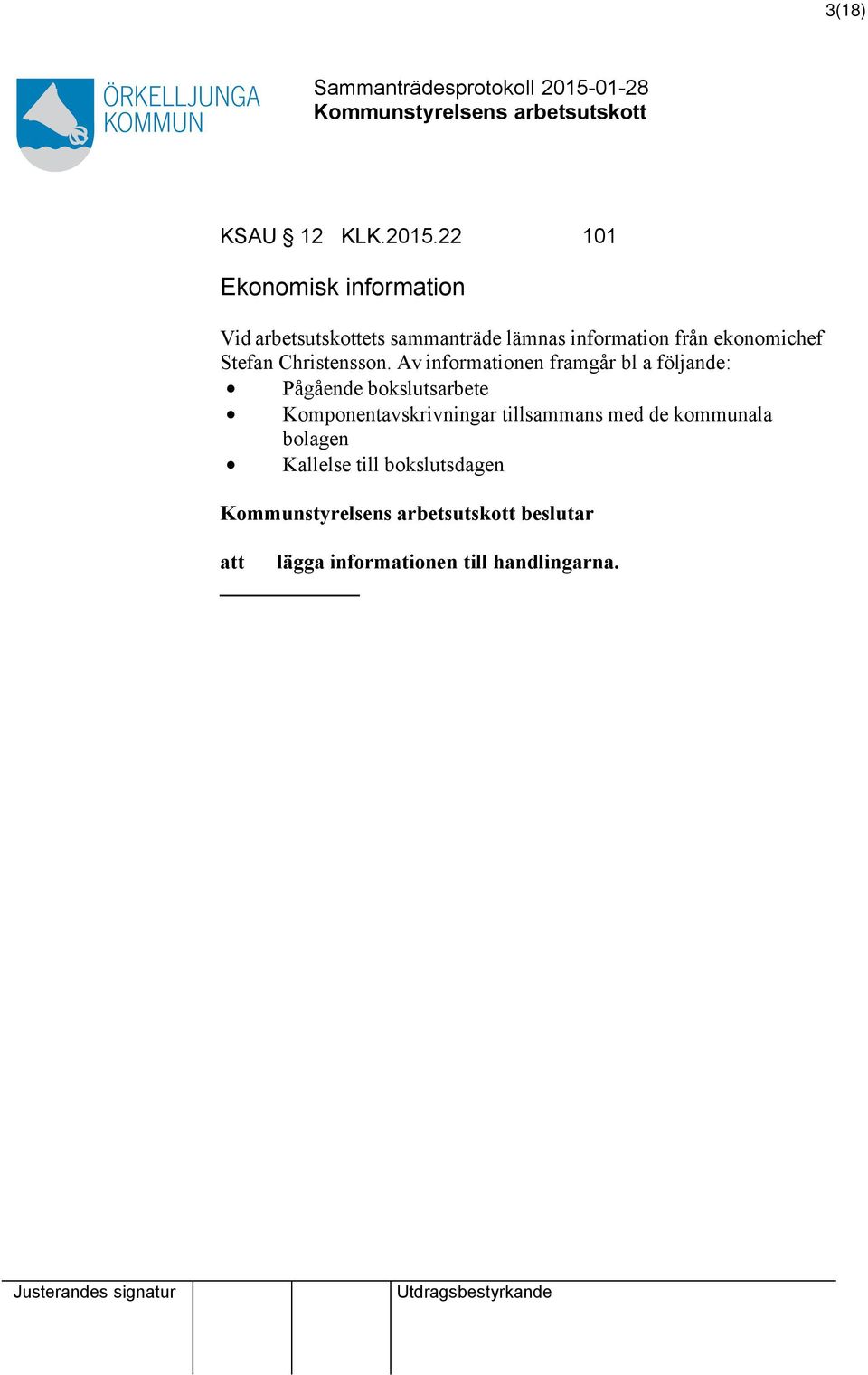 ekonomichef Stefan Christensson.