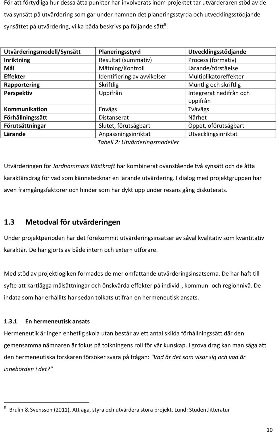 Utvärderingsmodell/Synsätt Planeringsstyrd Utvecklingsstödjande Inriktning Resultat (summativ) Process (formativ) Mål Mätning/Kontroll Lärande/förståelse Effekter Identifiering av avvikelser