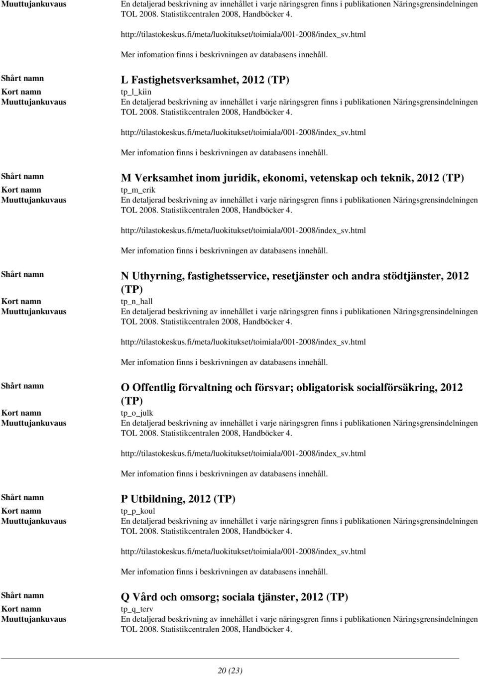 2012 (TP) tp_n_hall O Offentlig förvaltning och försvar; obligatorisk socialförsäkring, 2012 (TP)