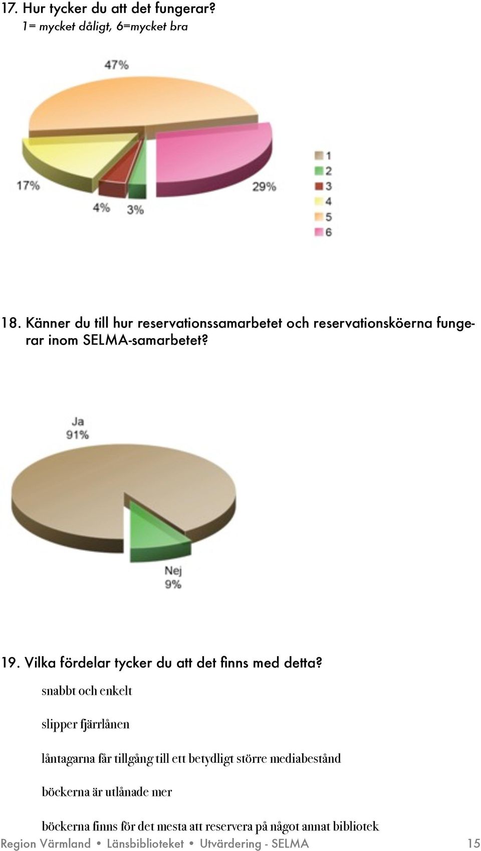 Vilka fördelar tycker du att det finns med detta?