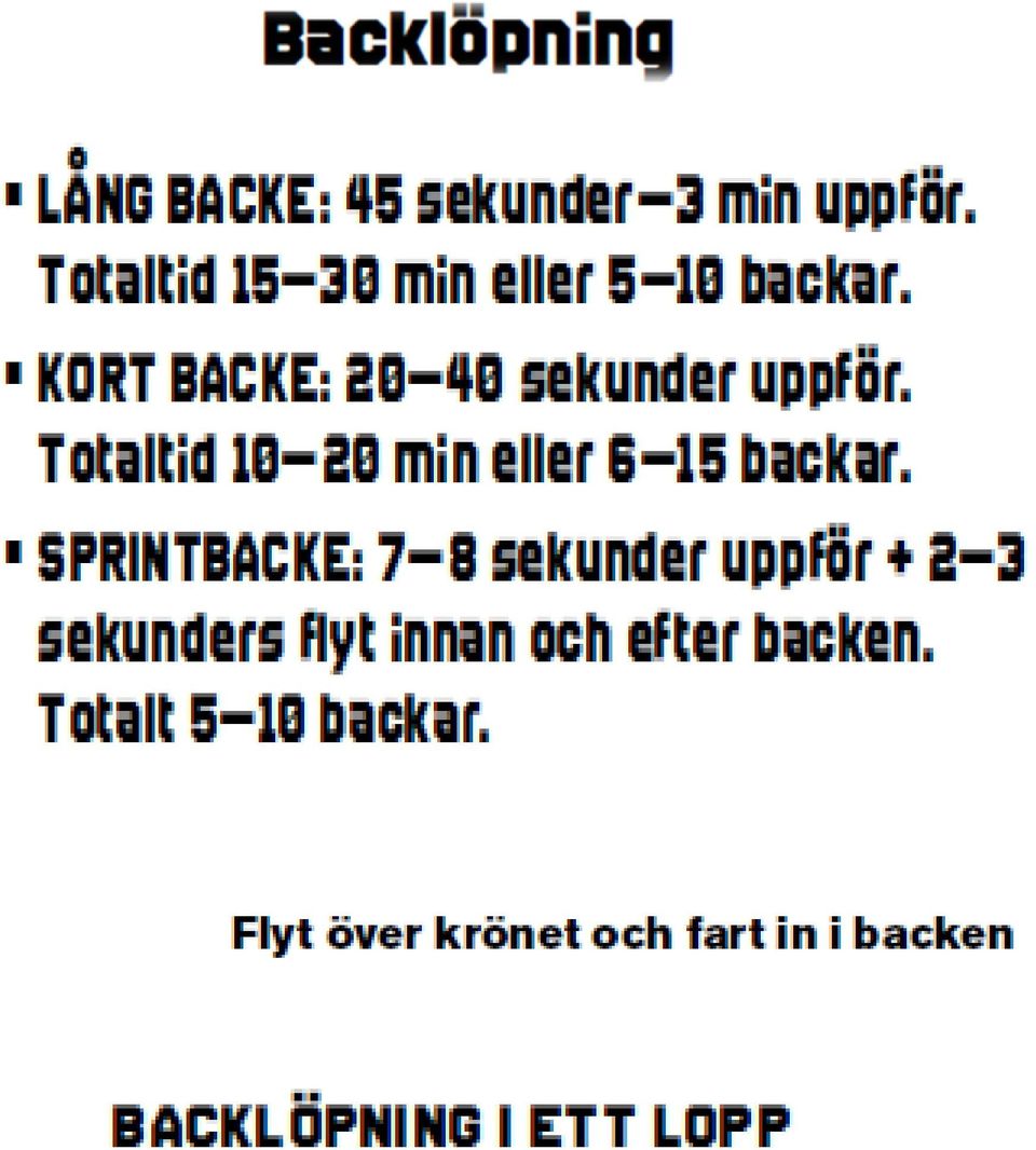Förhöjd muskelstyrka Starkare senor/ligament