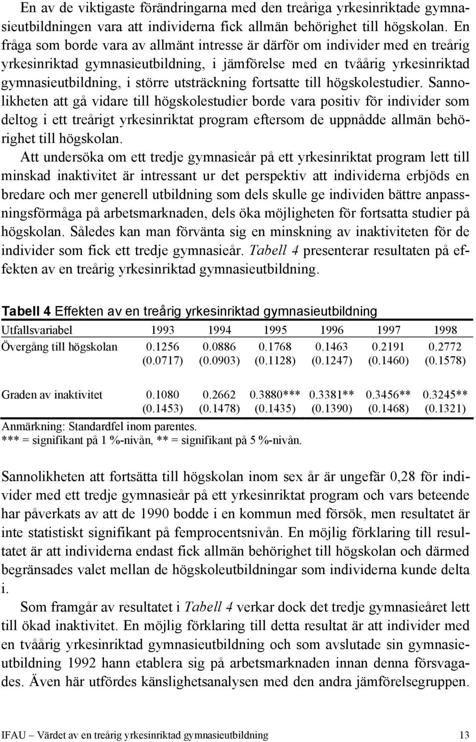 fortsatte till högskolestudier.