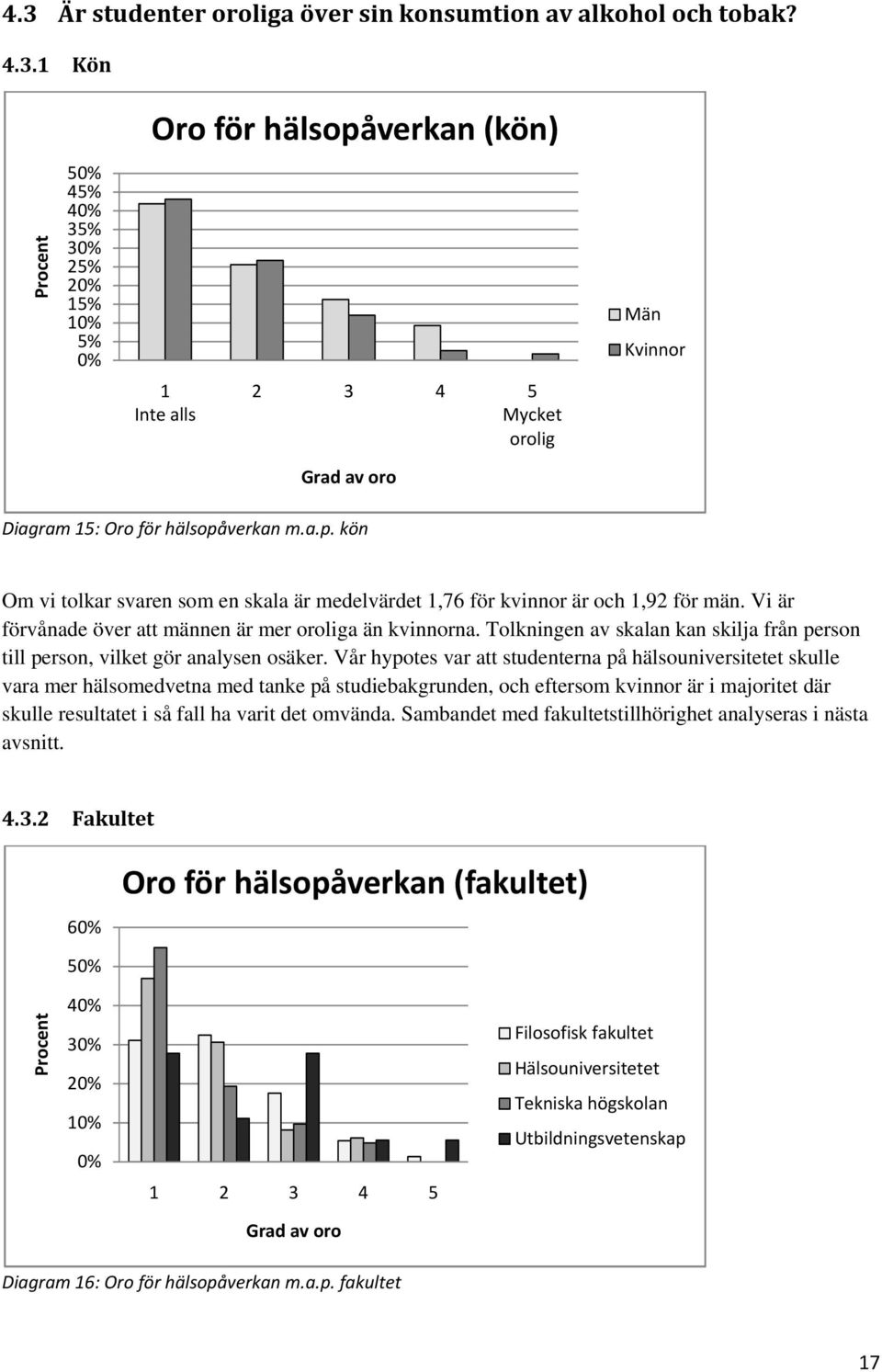 Tolkningen av skalan kan skilja från person till person, vilket gör analysen osäker.