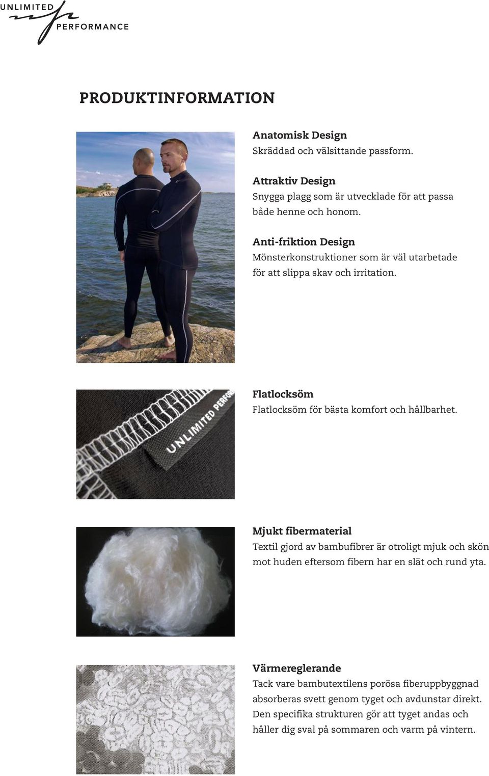 Mjukt fibermaterial Textil gjord av bambufibrer är otroligt mjuk och skön mot huden eftersom fibern har en slät och rund yta.