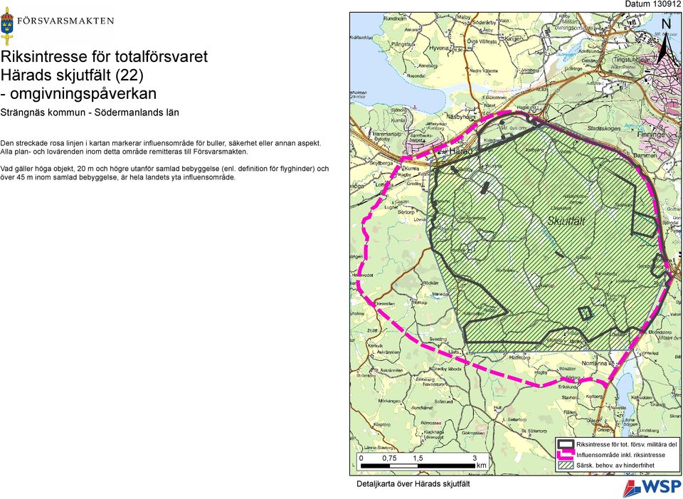 Vad gäller höga objekt, 20 m och högre utanför samlad bebyggelse (enl.