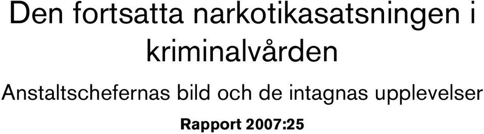 kriminalvården