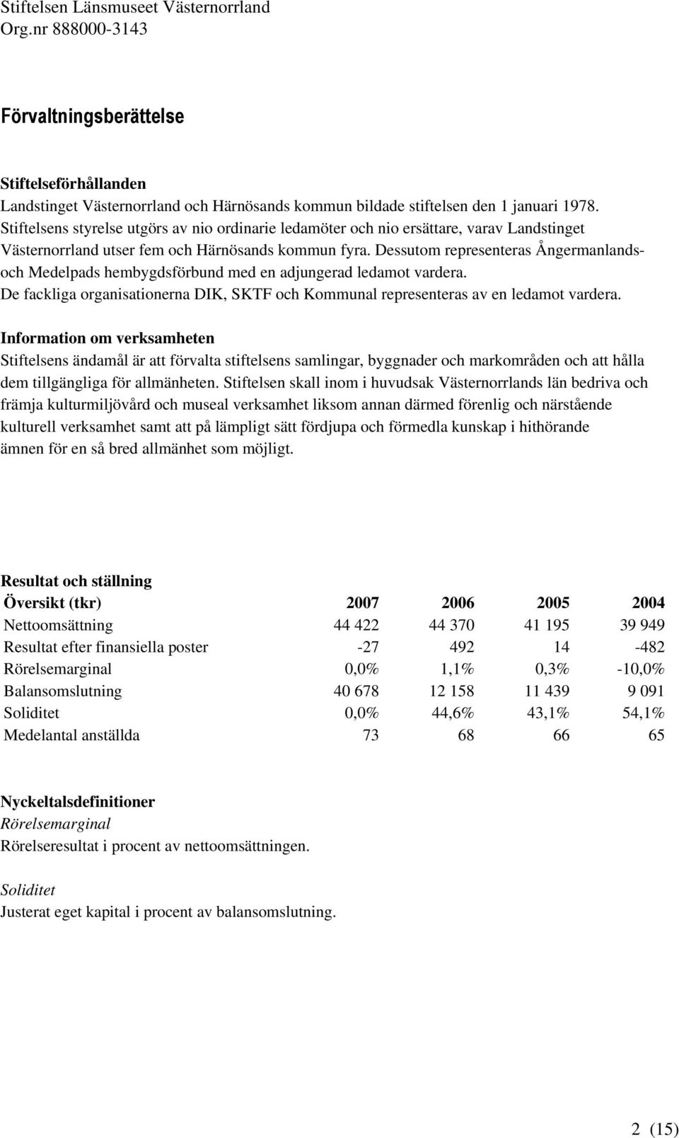 Dessutom representeras Ångermanlandsoch Medelpads hembygdsförbund med en adjungerad ledamot vardera. De fackliga organisationerna DIK, SKTF och Kommunal representeras av en ledamot vardera.