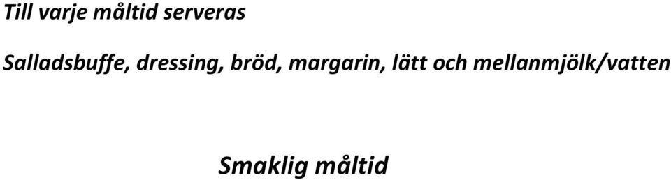 måltid