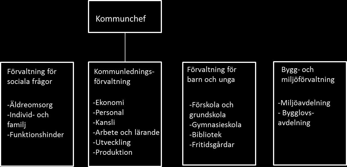 Förslag 4: Politisk organisation med få