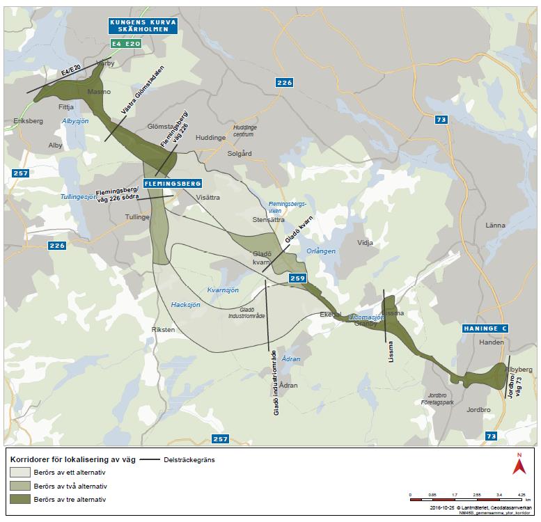 Samråd kring planförslaget och miljökonsekvensbeskrivningen kommer att ske under vintern 2018. Hösten 2018 sker fastställelseprövning. Byggstart för projektet planeras till år 2020.