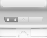 Nycklar, dörrar och fönster 23 eller tryck på knappen c en gång om du vill låsa upp alla dörrar, bagagerummet och tankluckan. Du kan ändra inställningen på menyn Inställningar i Info-Display.