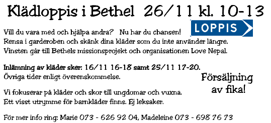 Gagnefs församling Sön. 27/11 11.00 Aventsgustjänst. Kyrkokören. F. Lautmann. Aventskaffe serveras efter gustjänsten Ons. 30/11 14.00 Diakonikretsen träffas i Ottiliasalen Tors. 1/12 18.