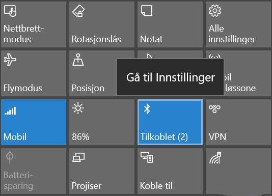 4 Ansluta tangentbord och mus via Bluetooth Tangentbordet och musen som levererats med Memoplanner är sammankopplade med Memoplanner vid leverans, så stegen nedan ska inte behöva göras.