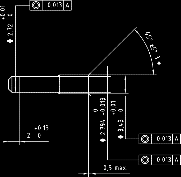 4.3 Connector cavity 4.3.1 Design requirements The connector cavity dimensions shall be as specified in Figure 3. 4.3.2 