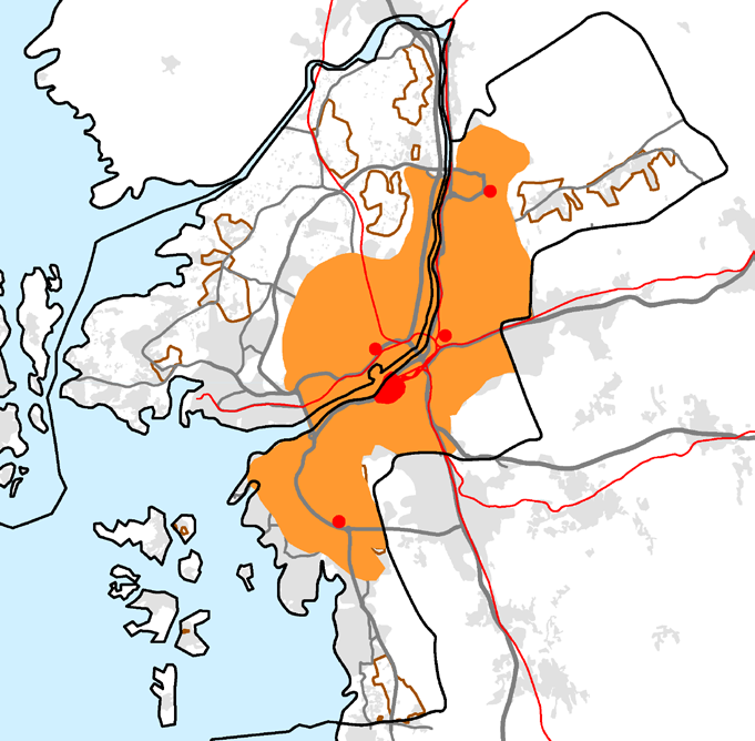 utbyggnadsordning Göteborg ska fortsätta växa på ett långsiktigt hållbart sätt. Genom att bygga inifrån och ut kan regionen stärkas och näringslivets efterfrågan på attraktiva lägen tillgodoses.