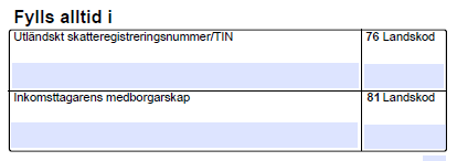 FLEX Lön Användarmeddelande (januari 2014) 31 Kontrolluppgift KU13 Svenska arbetsgivare som har utomlands bosatta anställda och omfattas av SINK (särskild inkomstskatt för utomlands bosatta) ska