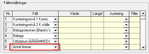 FLEX Lön Användarmeddelande (januari 2014) 6 Därefter behöver du tala om för systemet vilka lönearter som timmarna ska hämtas från.