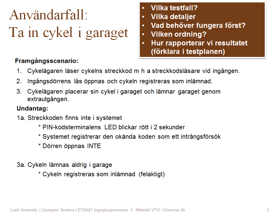 Ö4a Kodgranskning, teststrategi When to stop?