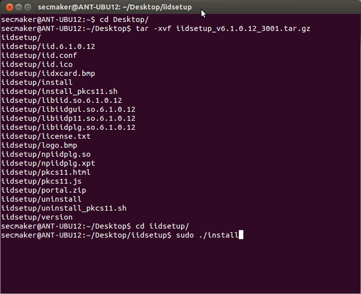 Installera Net id OEM Systemkrav Operativsystem: Ubuntu 32 bit Ubuntu 64 bit För önskemål om support av andra Linux-distributioner, kontakta SecMaker. Webbläsare: Mozilla Firefox Installation 1.