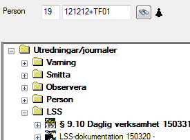 3 (17) VERKSTÄLLA LSS BESLUT Klicka på utredningar/journaler Skriv in personnummer, om