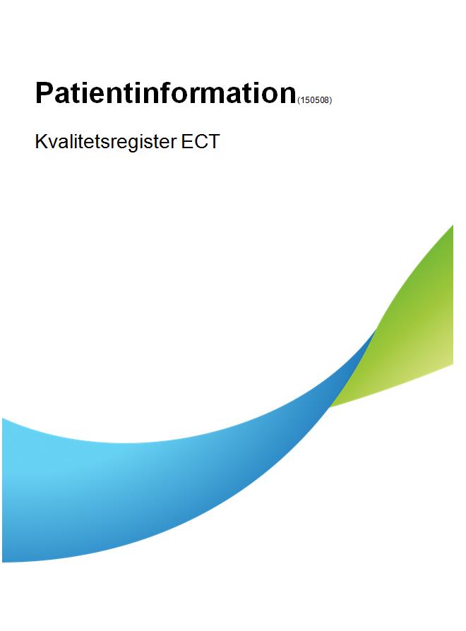 Kontakta registerkoordinator Tove Elvin om ni behöver affischer eller foldrar med patientinformation till er enhet.