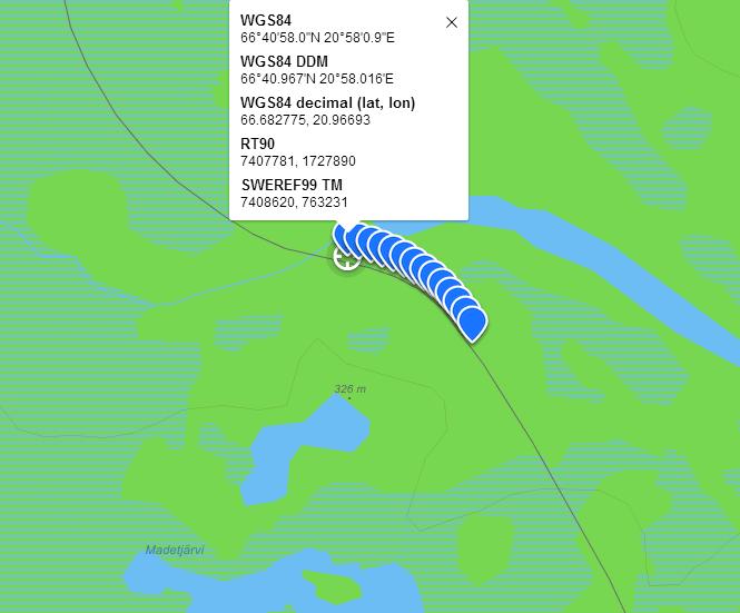 ihållande höga värden på innerräl i kurvan Bessy/BIS
