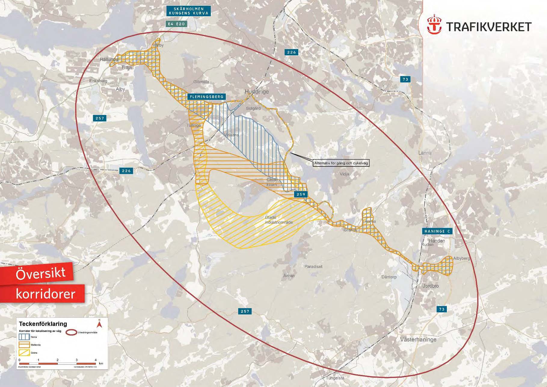 kommun, Stockholms län Vägplan Val av