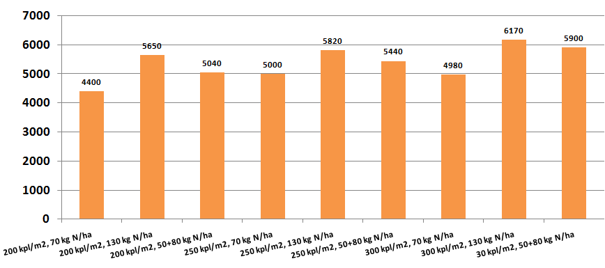 Försök B: såningstidpunkt 11.9.