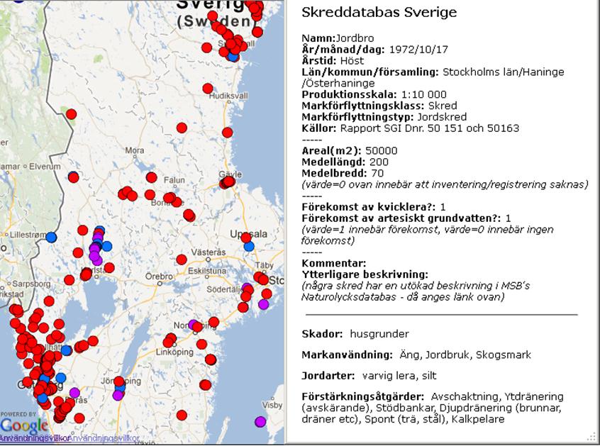 SGI kommer att arbeta mer aktivt med egen kartering av inträffade ras och skred framöver i områden där förutsättningarna för ras och skred är stora och konsekvenserna kan bli betydande.