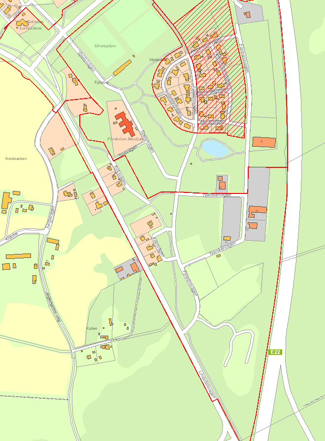 3(16) Sammanfattning Syfte med detaljplanen Planens syfte är att bygga vidare Fjölebro söderut med bostäder i en småskalig stadsmiljö och därmed stärka kopplingen mellan Lindsdal och Kalmar.