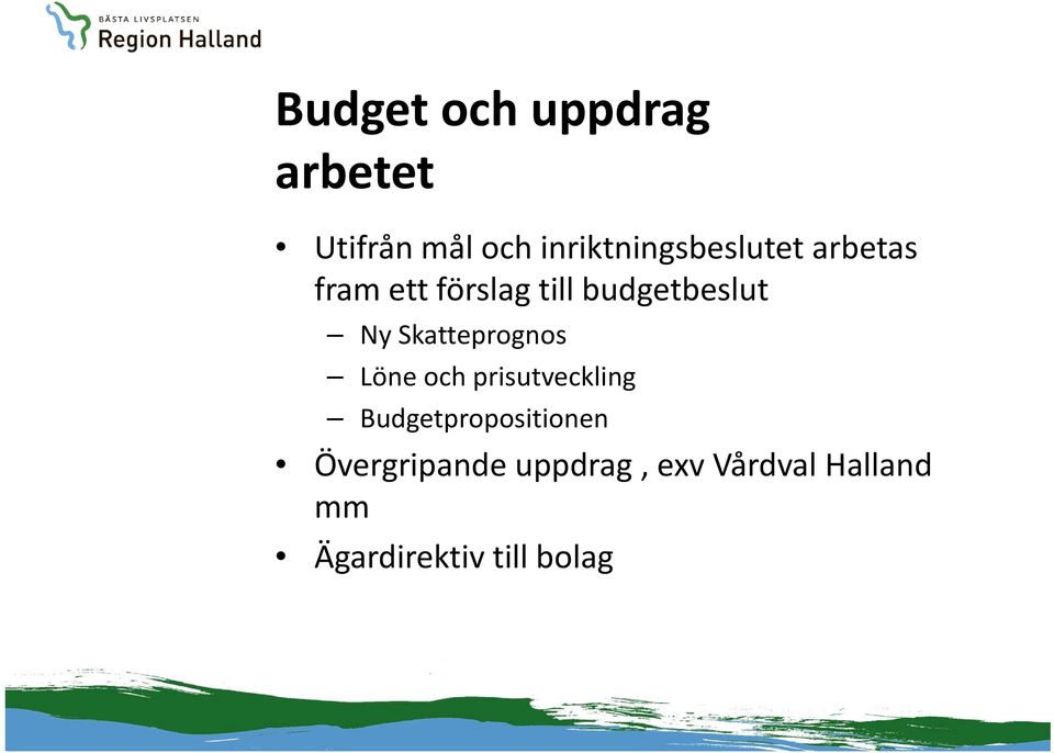 budgetbeslut Ny Skatteprognos Löne och prisutveckling