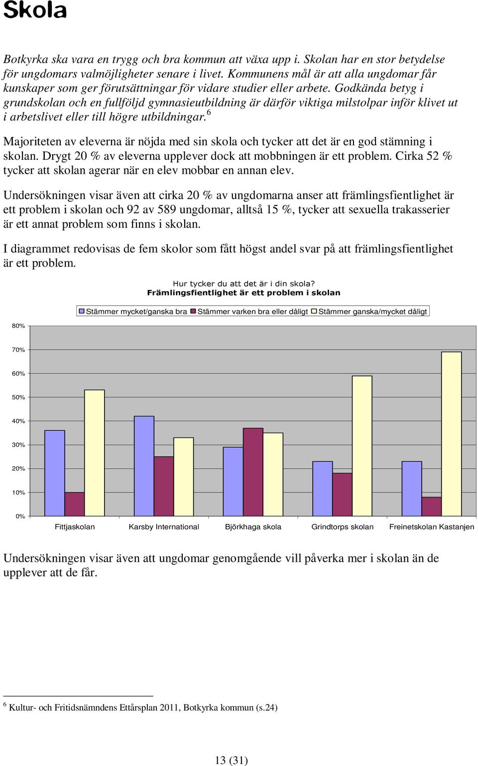 Godkända betyg i grundskolan och en fullföljd gymnasieutbildning är därför viktiga milstolpar inför klivet ut i arbetslivet eller till högre utbildningar.