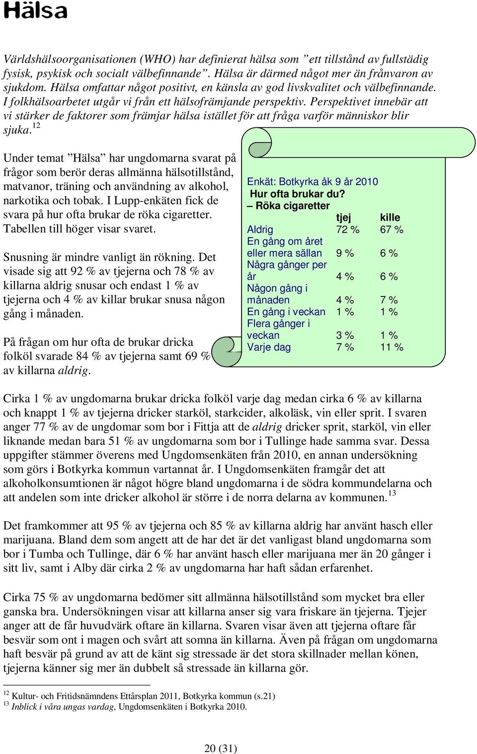 Perspektivet innebär att vi stärker de faktorer som främjar hälsa istället för att fråga varför människor blir sjuka.