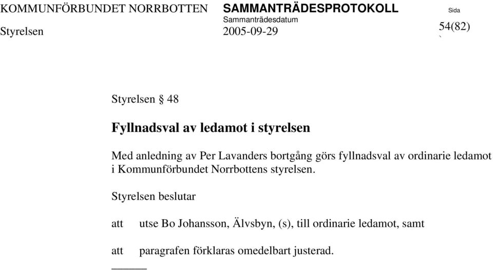 Kommunförbundet Norrbottens styrelsen.