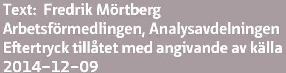 Analysavdelningen Eftertryck