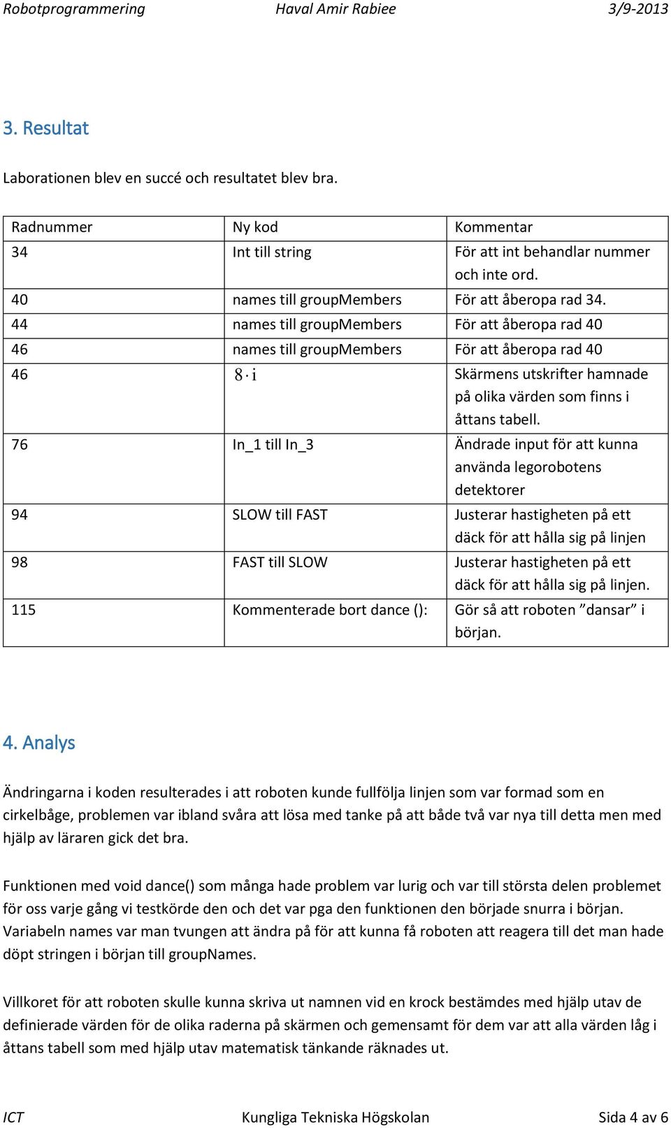 44 names till groupmembers För att åberopa rad 40 46 names till groupmembers För att åberopa rad 40 46 8 i Skärmens utskrifter hamnade på olika värden som finns i åttans tabell.